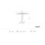 Round Ash Outdoor Bistro Table , 90cm cm W 90cm cm D-86502583