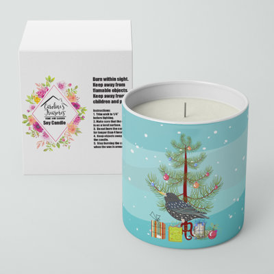 Bougie décorative 10 oz Starling Merry Christmas