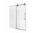 56"-60"W*72" H Frameless Single Sliding Shower Door – 5/16" (8Mm) Clear Tempered Glass, Bypass Design With Chrome Finish-123210277