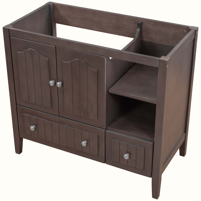 35,04 Base de meuble-lavabo simple seulement, Brun
