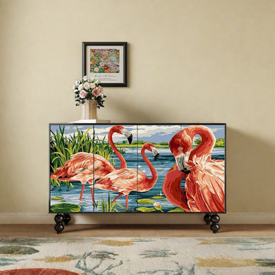 59.1in Four-door Sideboard Cabinet