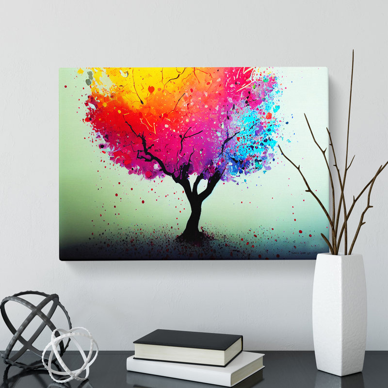 Tree Splash Vol.2 Abstract - Wrapped Canvas, 50cm H x 76cm W x 3cm D