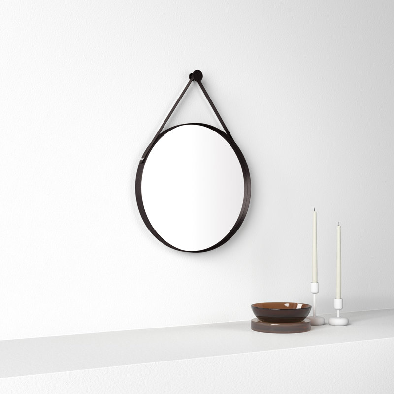 Emile Steel Round Mirror