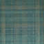 Papier peint mat texturé écossais mat vert foncé avec lignes métalliques dorées