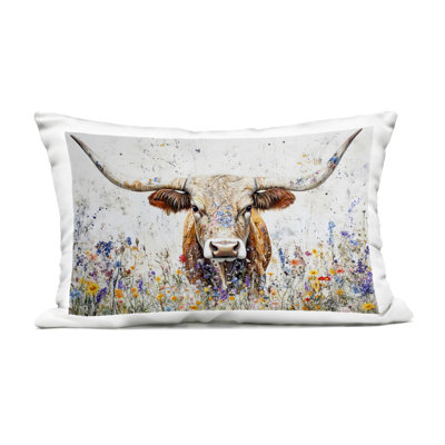 Forest Bird In Nest Outdoor Printed Pillow, design by Franklyn Gregory