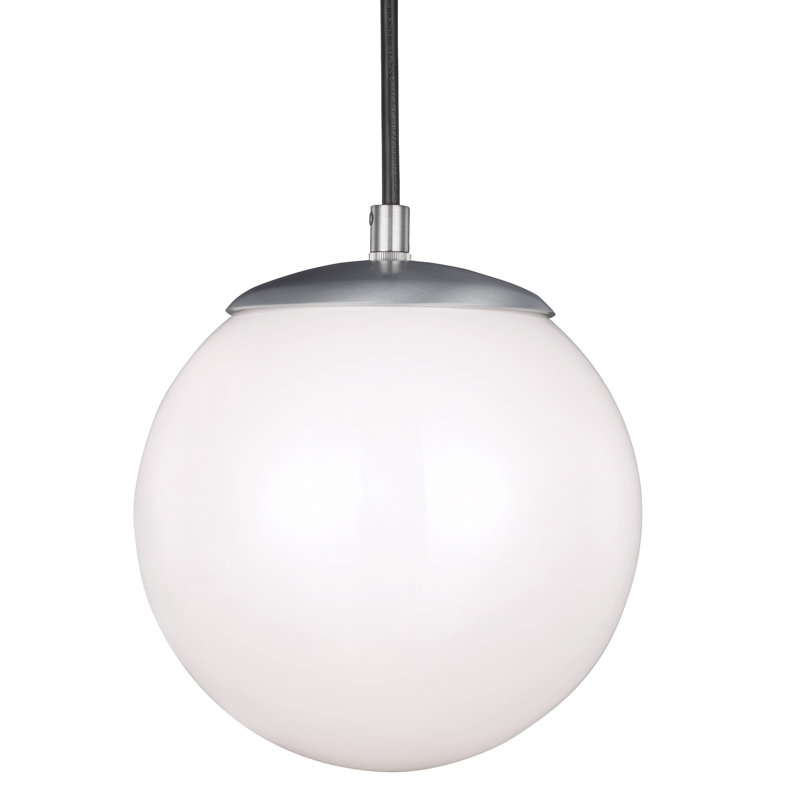 Petit luminaire suspendu Leo , H 8,5 po x l 8 po x P 8 po