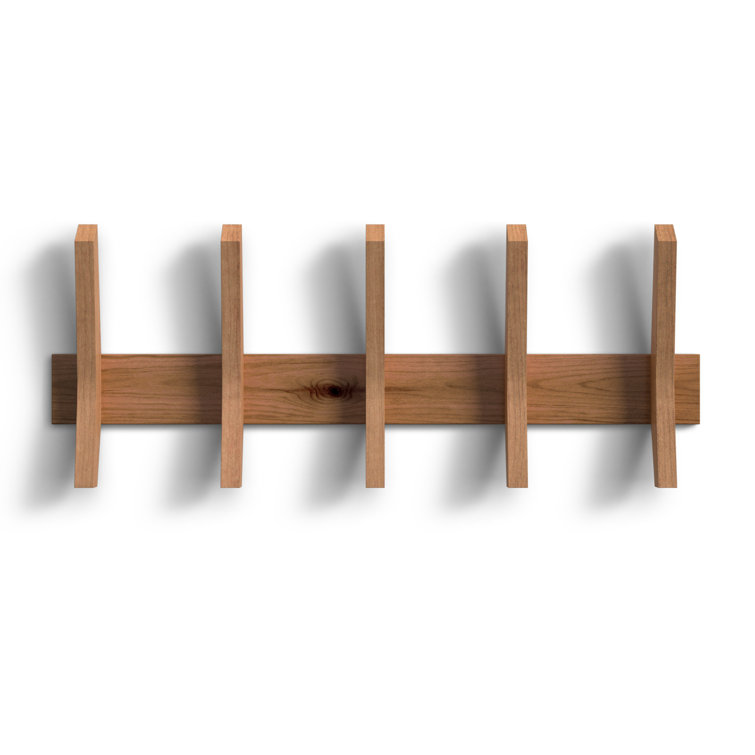 Mercury Row® Sifford Solid Wood Wall 5 - Hook Wall Mounted Coat