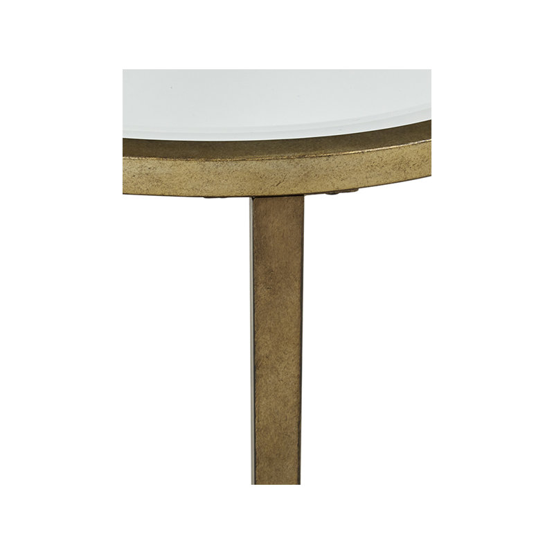 Allyance Glass Top End Table