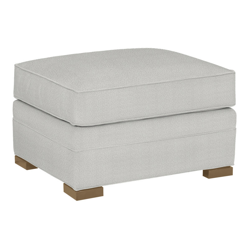 Davidson 28" Ottoman, Hampton, Callaloo Cotton