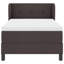 Lit sommier tapissier avec matelas Vidaxl brun foncé 35,4 "x 74,8"-1338477734-1338477737