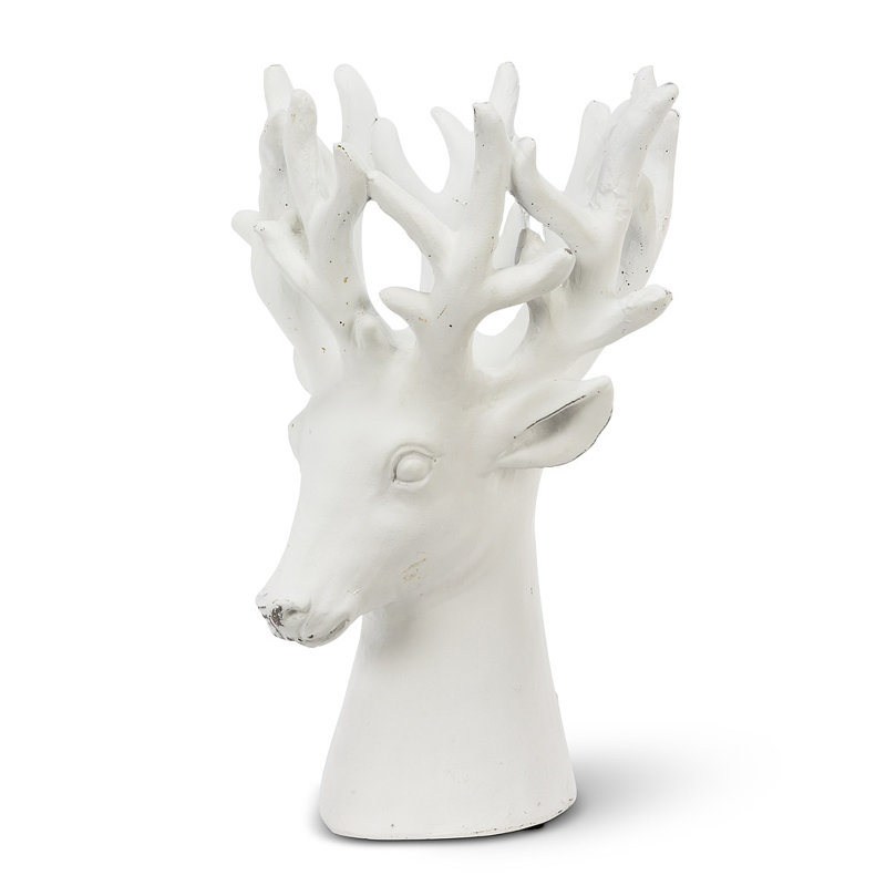Vase de table en résine Livi, Blanc