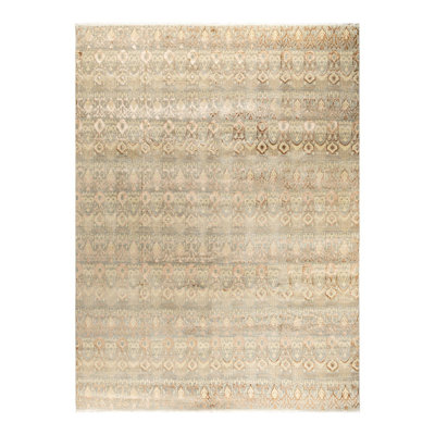 Lynze One-of-a-Kind 9' 1" X 12' 3" New Age Area Rug Gray