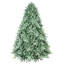 Arbre de Noël bleu avec pointes Pe + Pvc - arbre unique avec branches à charnières, assemblage facile, support en métal stable, décoration des Fêtes accrocheuse-1866554428