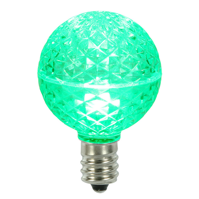 Globe Light Bulbs, Green
