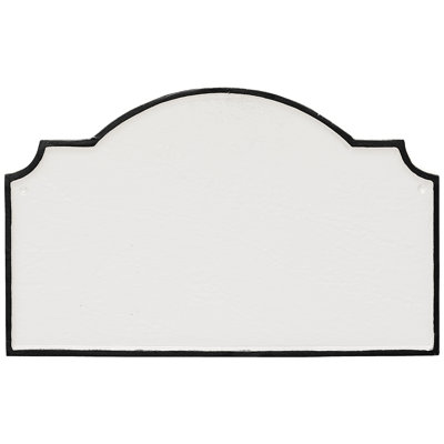 Vanderbilt Standard Two Line Address Sign Plaque