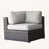 Coussin crème / cadre gris sélectionné