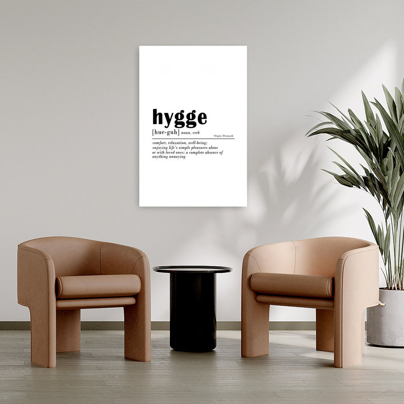 Art mural urbain contemporain Hygge, 36" H x 24" W