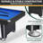 RayChee 84" Pool Table, Modern Billiard Table with with 2 Cue Sticks, 16 Balls, Triangle, Chalk, Brush and Leg Levelers