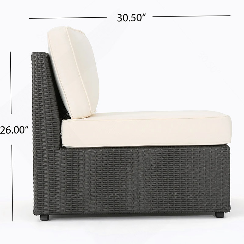 Ensemble modulaire d'extérieur 8 pièces Santa Cruz