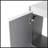12" Bathroom Side Cabinet