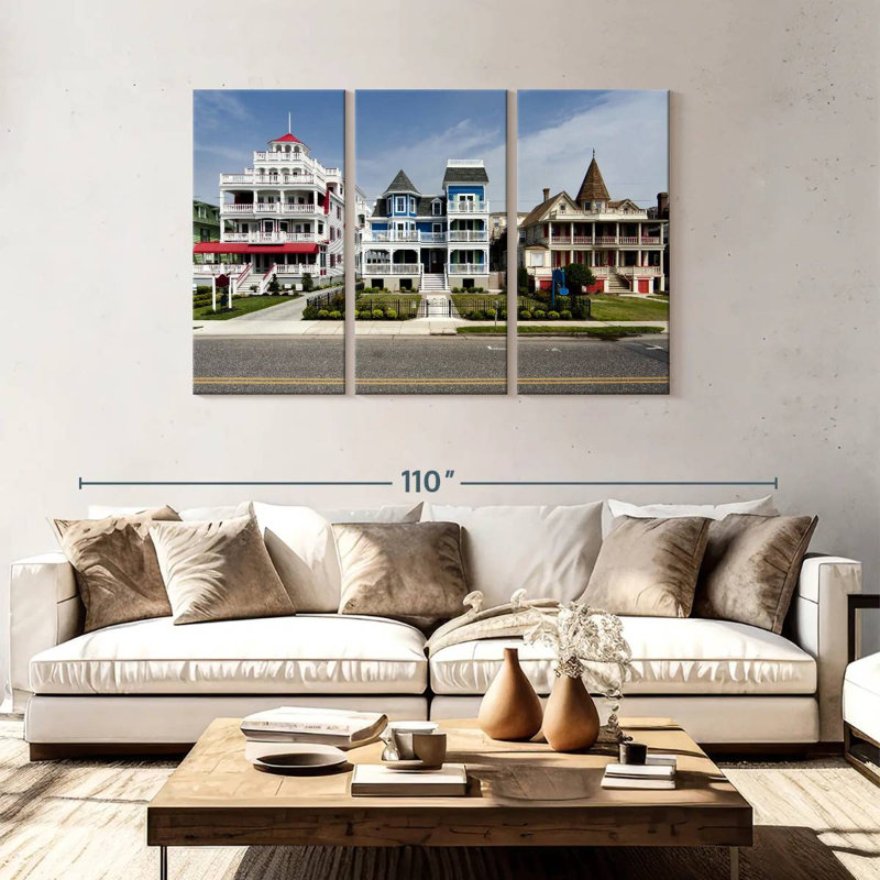 Lilian Cape May Victorian House, H 48 po x l 74 po