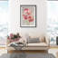 Crimson Silk Veins II Framed Graphic Art-1271659305-1147583939
