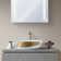 Vitreous China Oval Vessel Bathroom Sink with Overflow