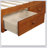 Platform Storage Bed With 3 Drawers Solid Wood Structure - Twin Bed Frame With Drawers, Constructed from high quality solid pinewood-355802821