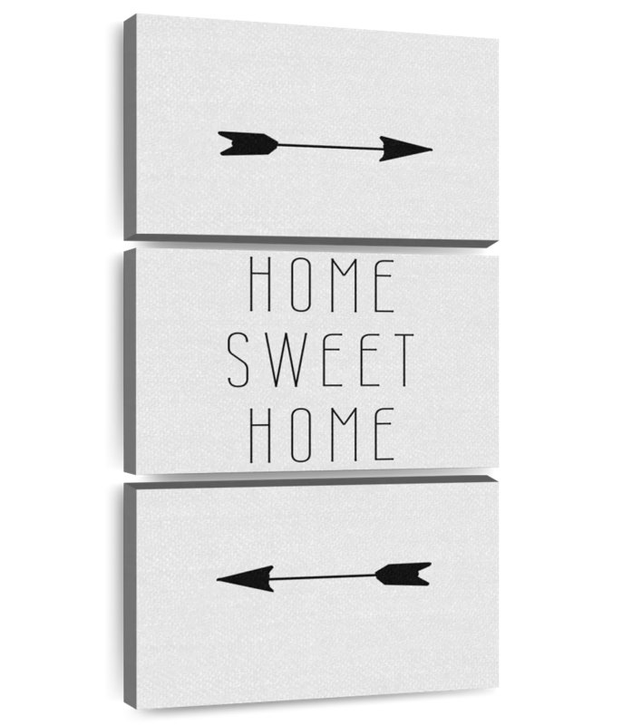 Plaque murale Home Sweet Home Family, H 38 po x l 18 po