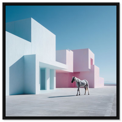 Minimalist Fortress Print by Oliver Gal