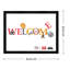 Marley Hand Made Welcome Frame Framed Art