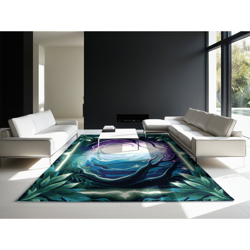 Mystic Vines Rug, Rectangle 3' x 5'