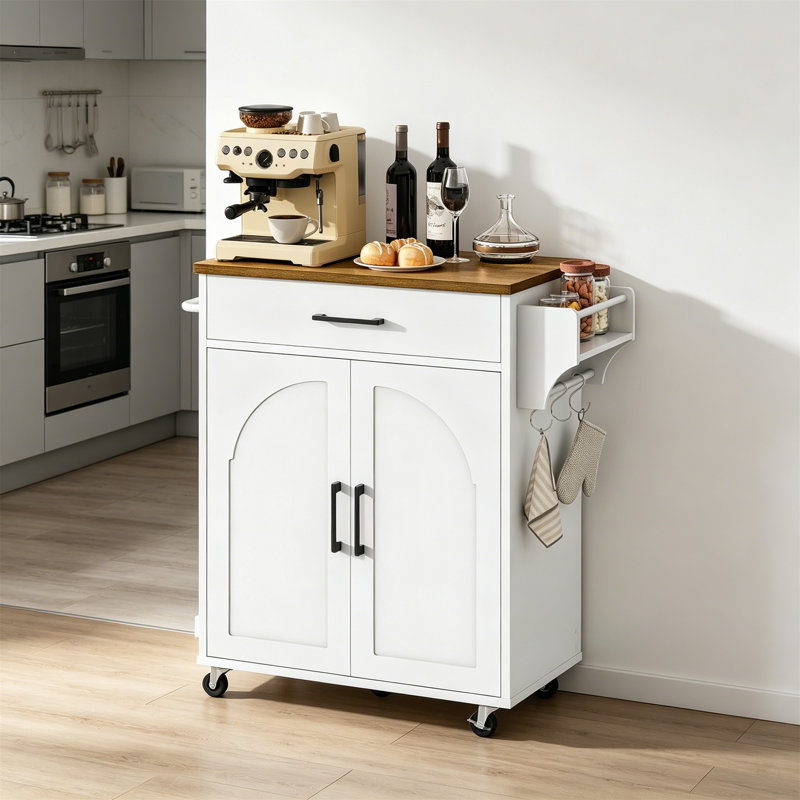 Wood Bar Cart