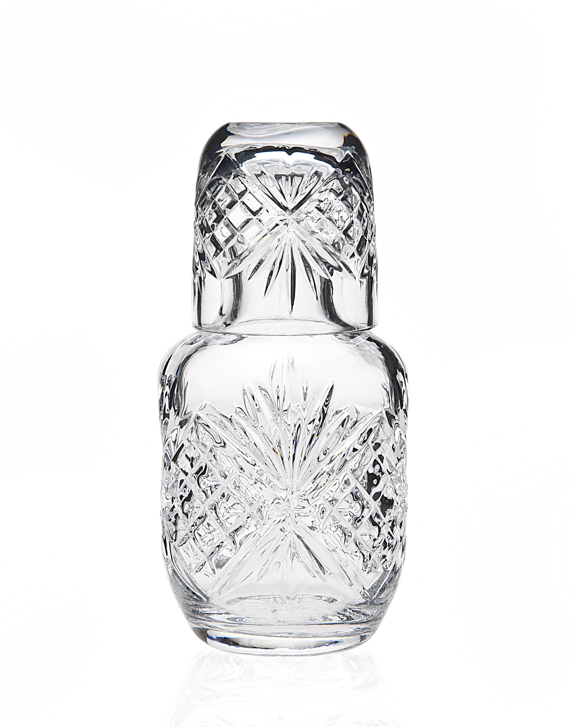 Godinger Silver Art Co Dublin Crystal Bedside Water Carafe 16oz & Reviews | Perigold