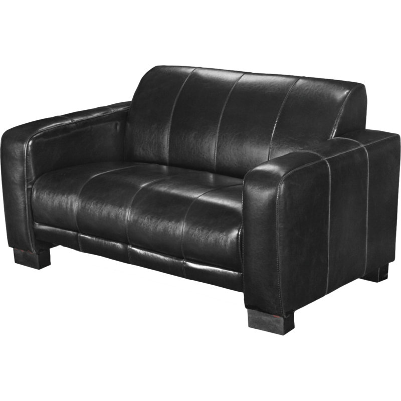 Modoc 2 Seater Loveseat, Black