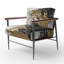 Chaise d'appoint rembourrée «Exquis Darling Gold»-1044772362