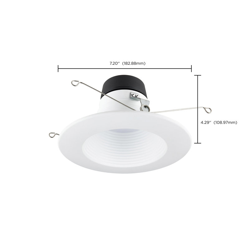 Ensemble d'éclairage DEL encastré 7,2 po sélectionnable CCT Remodel