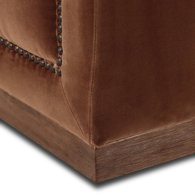 Maxx Upholstered Swivel Tufted Chair