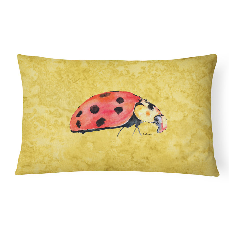 Coussin décoratif d’intérieur/extérieur Lady Bug