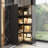 63'' H 4-Layer Corner Bookcase With Glass And Lights