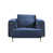 Velours bleu royal