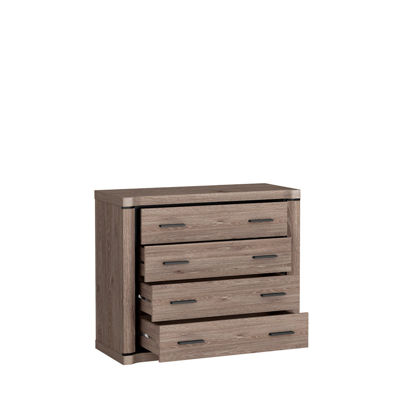 Temmo Rectangle Accent Chest, Truffl Oak