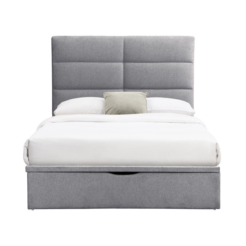 Bisrat Bed, Double (4'6), Grey
