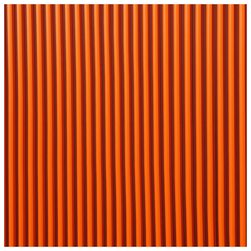 Orange Vertical Stripes Comforter, Twin