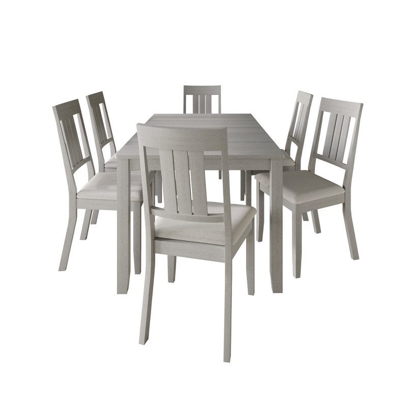 Ensemble repas 6 personnes Ocossio, Blanc