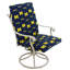 Coussin de chaise de salle à manger d’intérieur/d’extérieur michigan NCAA