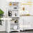 HOMCOM Kitchen Hutch