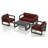 Smith 4 - Person Patio Conversation Set with Cushions-1288344627-1292055342-1267435305
