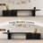 78.7"-110" Extendable Tv Stand With Storage, Modern Entertainment Center For 55+ Inch Tv, Media Console For Living Room - Black-23047159
