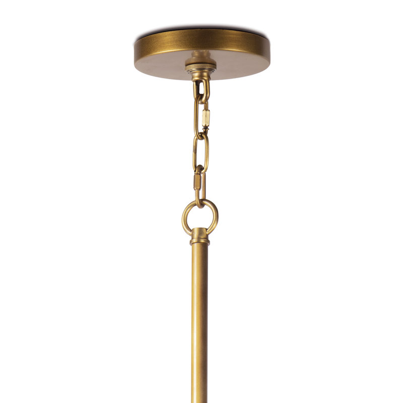 Montreux Pendant, Natural Brass